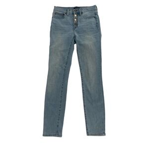 J. Crew 9” Toothpick Skinny Button Fly Jeans Size 24 Women’s